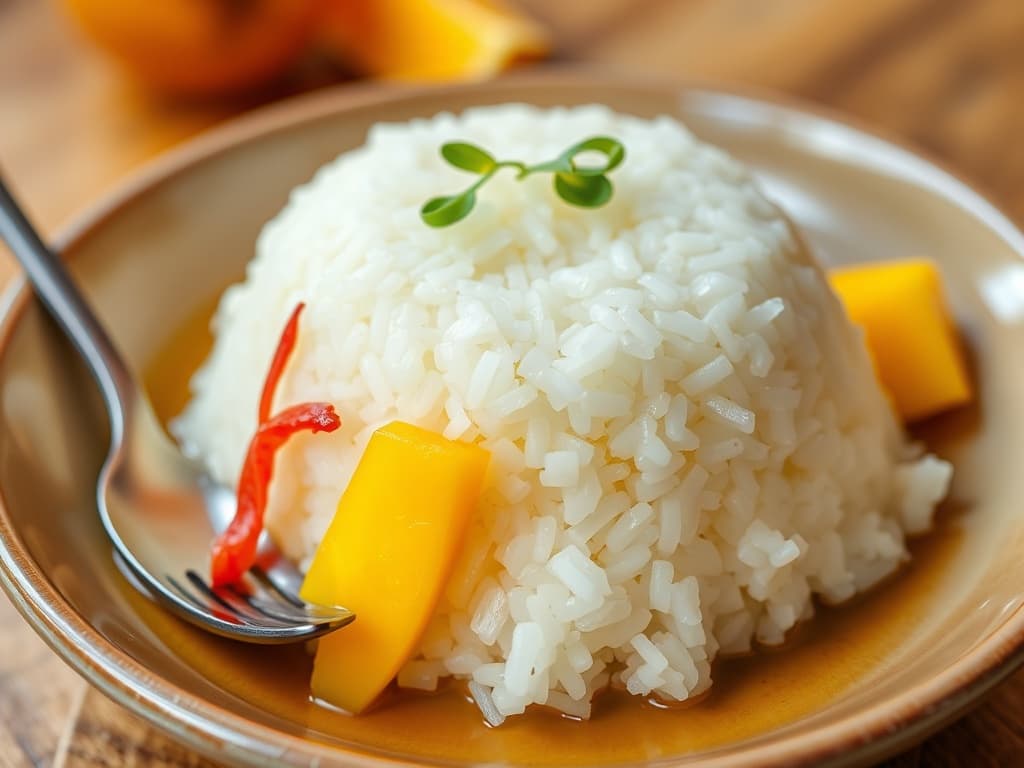 Sweet Sticky Rice with Mango